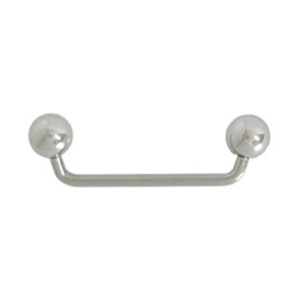 Surgical Steel 14 Gauge Surface Staple Barbell with Ball Ends