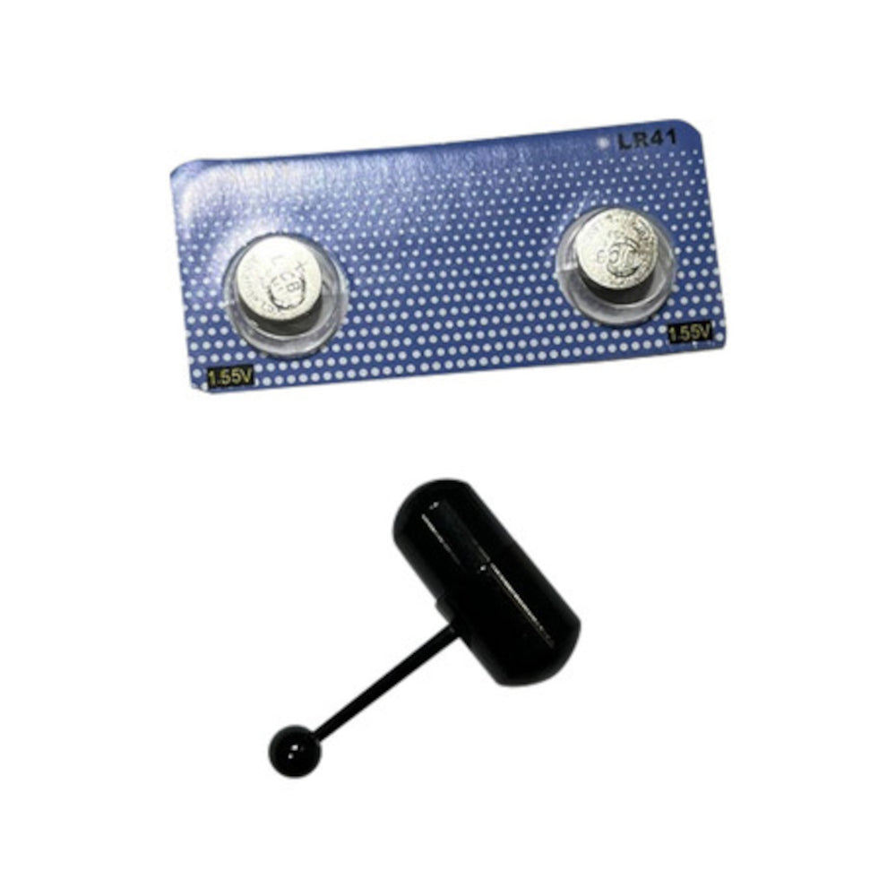 Black Surgical Steel 14 Gauge Tongue Barbell with Vibrating - photo 5