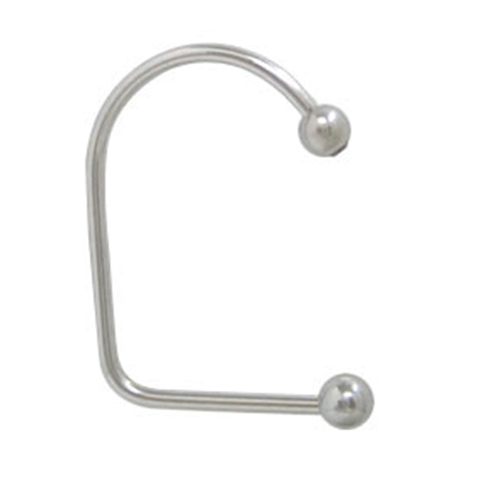 Surgical Steel 14 Gauge Labret Stud with Clear CZ Lippy Loop Lip - photo 2