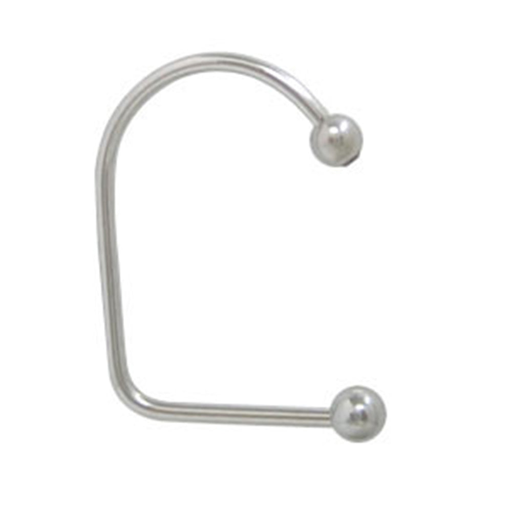 Surgical Steel 14 Gauge Labret Stud with Pink CZ Lippy Loop Lip - photo 2