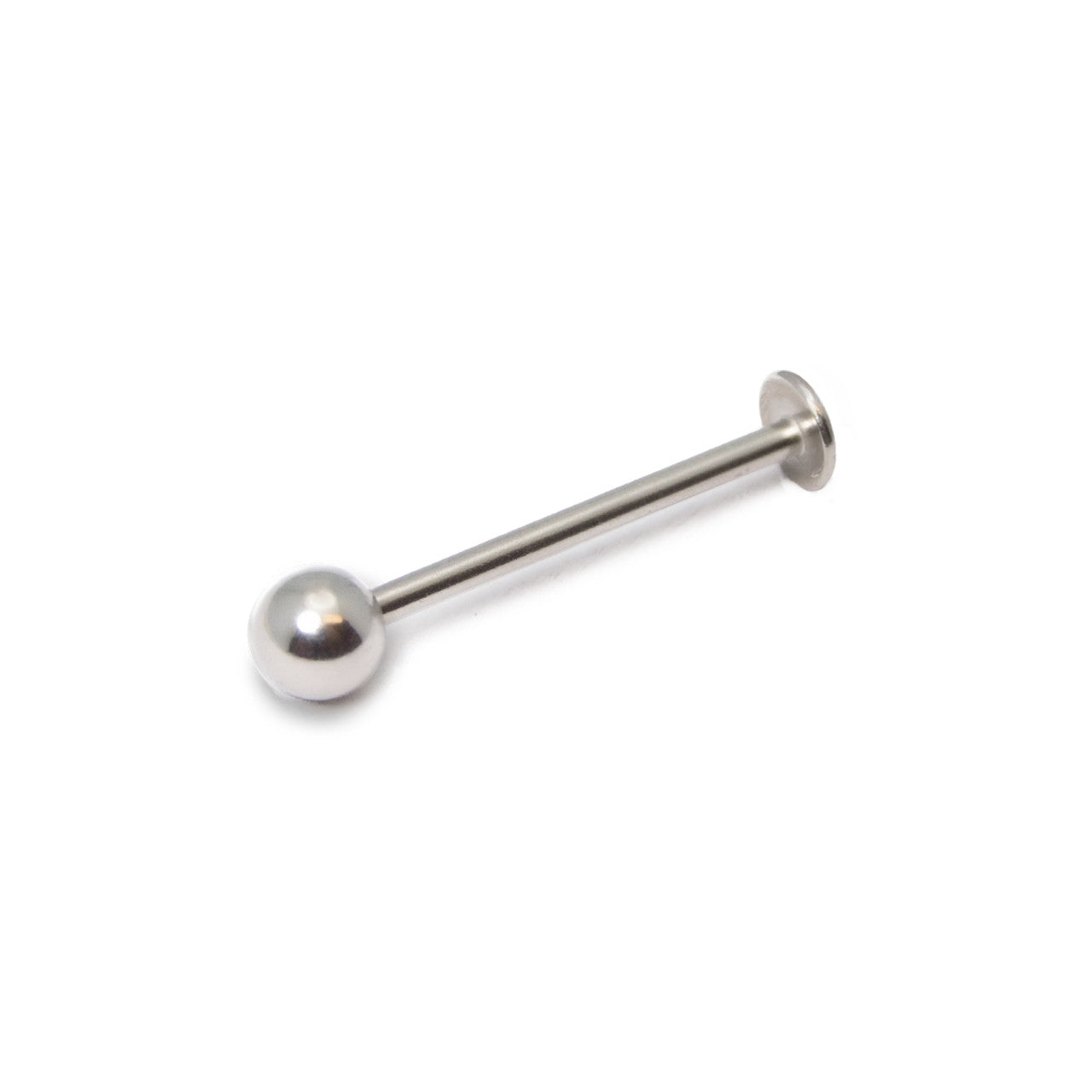Surgical Steel Long Labret Stud 16 & 14 Gauge 16 MM - Tongue Ring