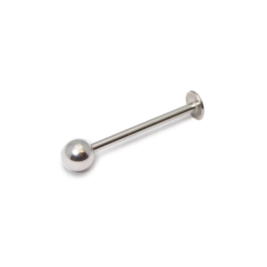 Surgical Steel Long Labret Stud 16 & 14 Gauge 16 MM - Tongue Ring