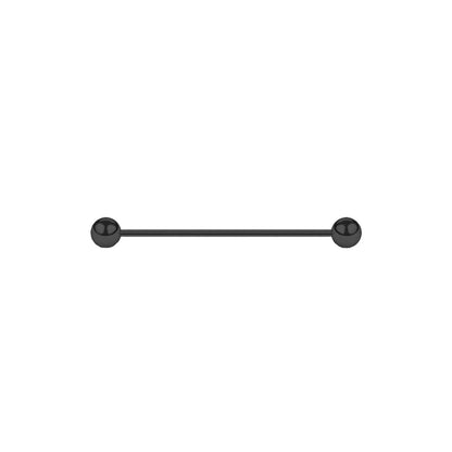Surgical Steel Straight Industrial Barbell Ring 16 Gauge 1-1/2" Length