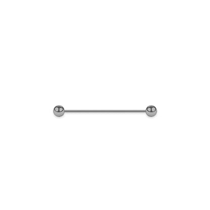 Surgical Steel Anodized Industrial Barbell Ring 16 Gauge 1-1/2" Length