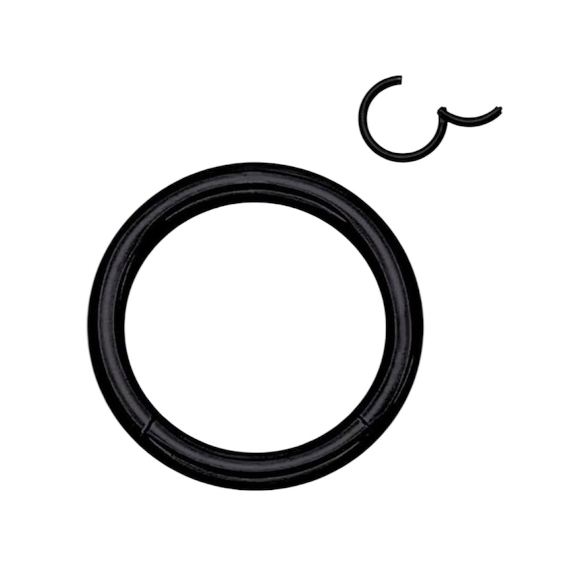 Surgical Steel 16 Gauge Clicker Segment Horseshoe Skull Set - 3 Pack - photo 4