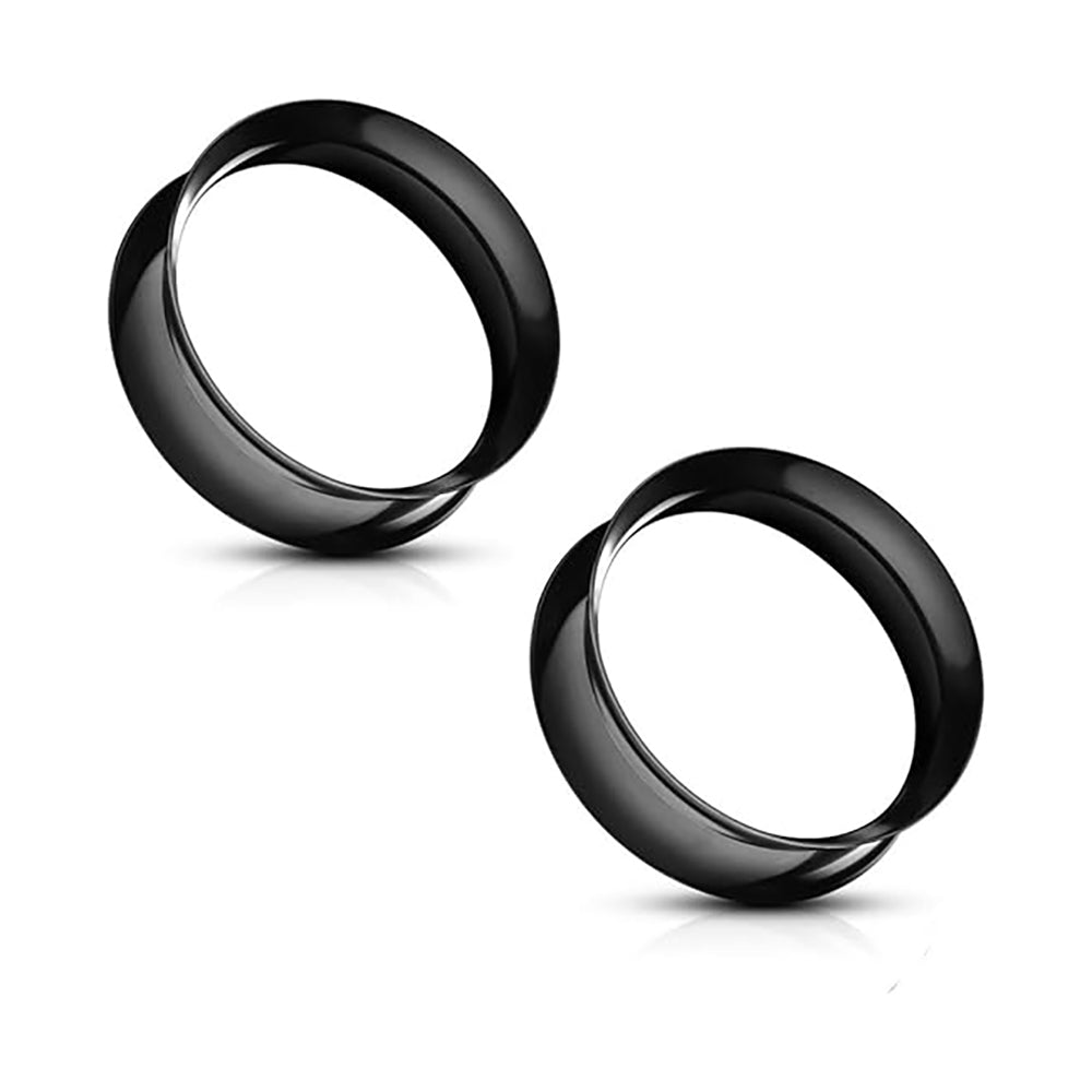 Double Flare Thin Silicone Plug Ear Tunnel 2 to 9/16" Gauge - Pair