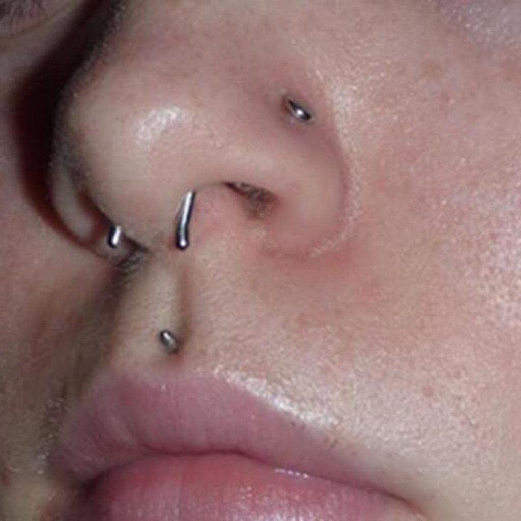 Surgical Steel Anodized Titanium Septum Ring Retainer 16 Gauge U Shape