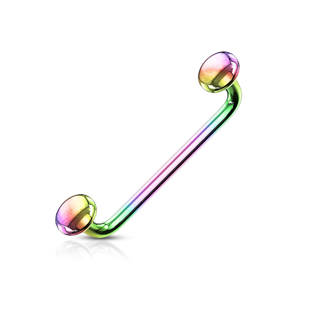 90 Degree Bent Surface Snake Eye Staple Barbells 16 Gauge & Flat Disk