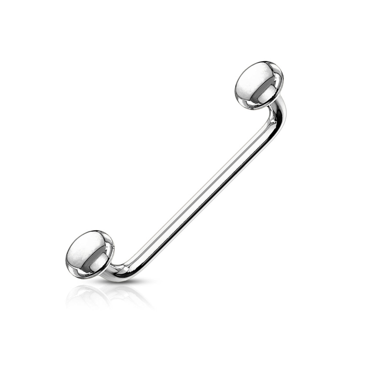 90 Degree Bent Surface Snake Eye Staple Barbells 16 Gauge & Flat Disk