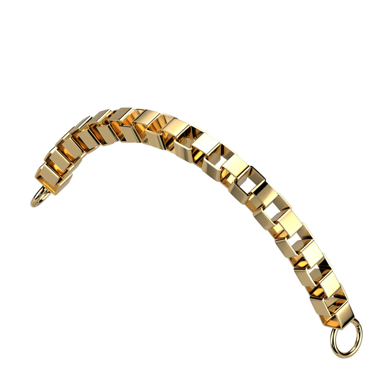 Stainless Steel Nose & Ear Link Bridge Connector Box Chain