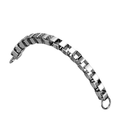 Stainless Steel Nose & Ear Link Bridge Connector Box Chain