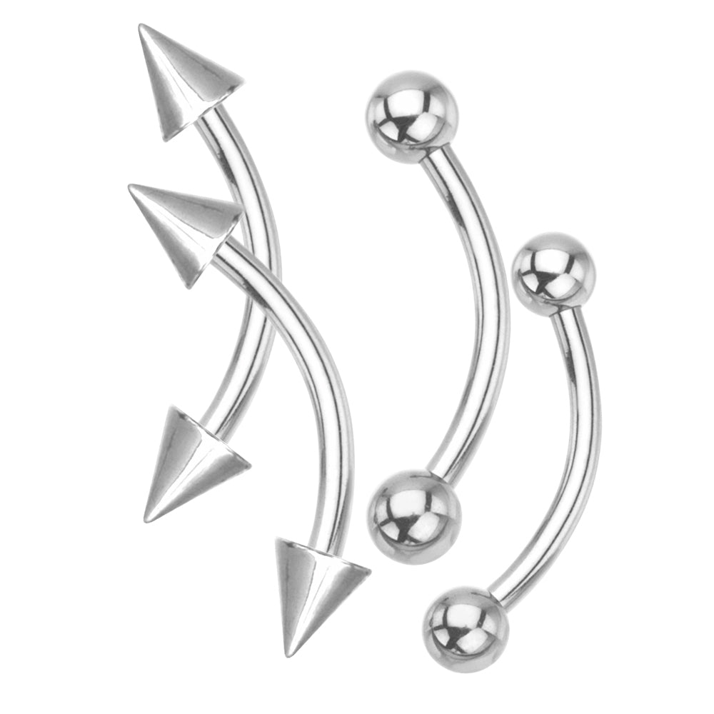 Surgical Steel Random Body Jewelry Pack Mixed Gauge & Length - 20 Pack