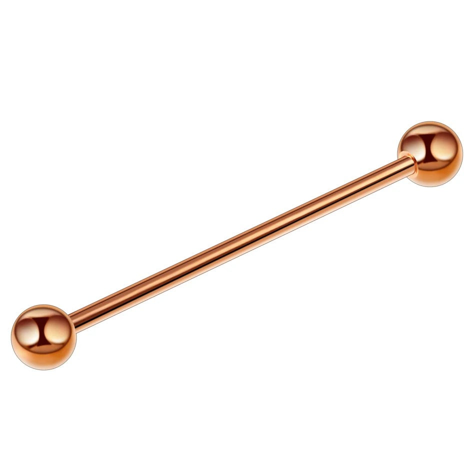 Surgical Steel Anodized Industrial Barbell 14 Gauge 1-1/2" - 10 Pack