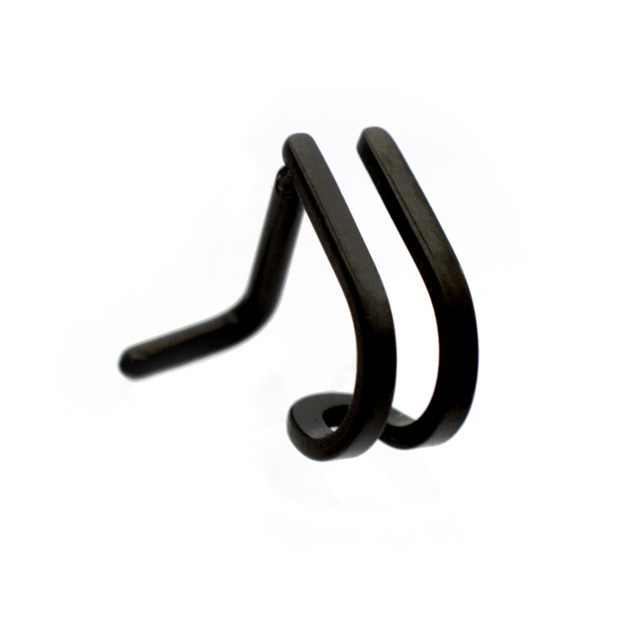 Surgical Steel Nose Ring 20 & 18 Gauge 1/4" L Bend With Double Hoop