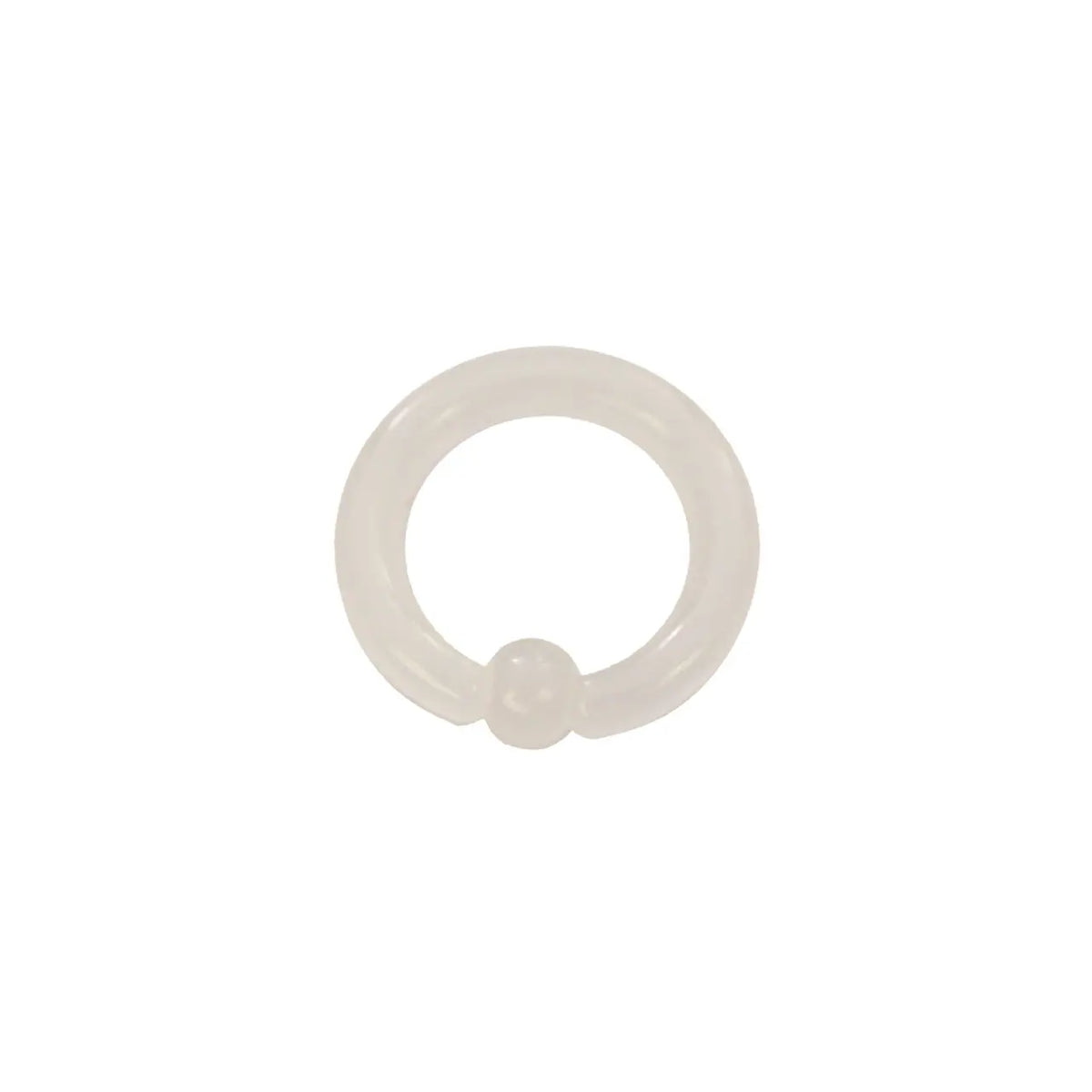 Glow in the Dark Acrylic 8 to 12 Gauge Septum Clicker Hoop - photo 6