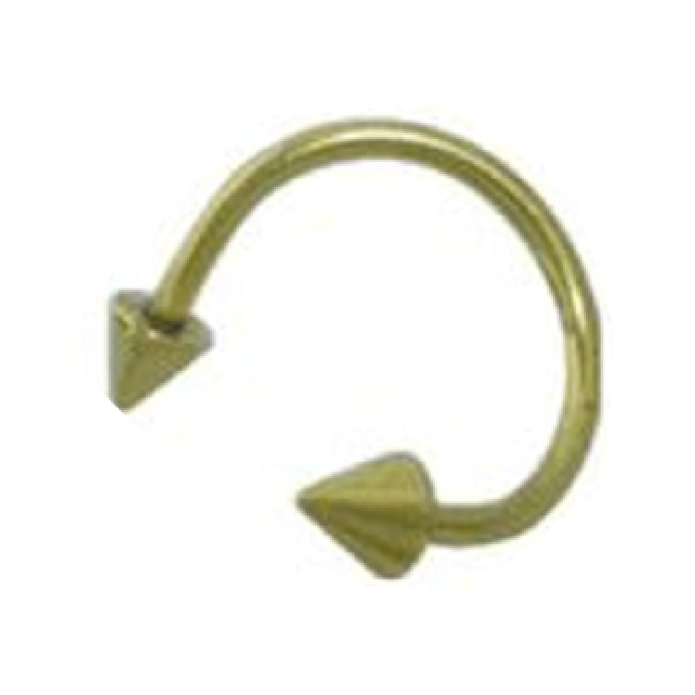 Titanium 14 Gauge Spike Twister Spiral Rings - photo 7