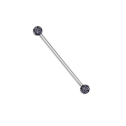 Surgical Steel Industrial Barbell 14 Gauge with Ferido Ball