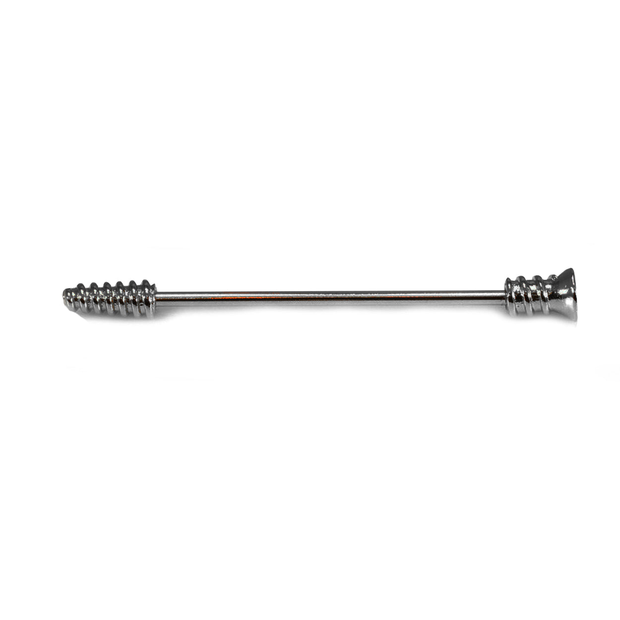 Surgical Steel Industrial Barbell 14 Gauge 38 MM With Screw Design