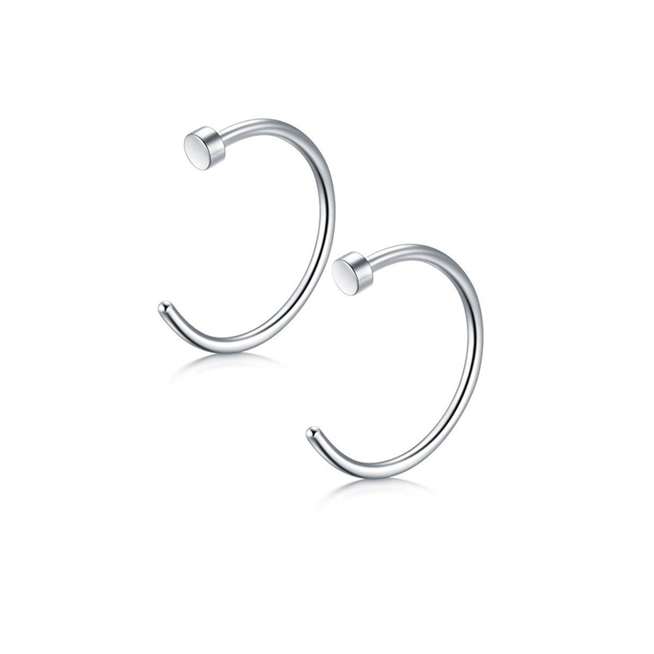 Surgical Steel Nose Ring Stud 20 Gauge Basic's Assortment Kit - Pair