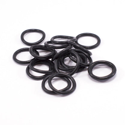 Replacement Black Rubber O-Rings 16 Gauge to 1/2" Gauge - 20 Pack