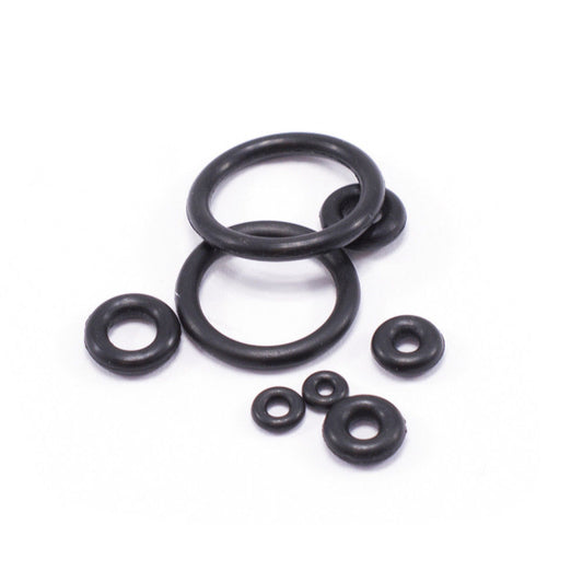Replacement Black Rubber O-Rings 16 Gauge to 1/2" Gauge - 20 Pack