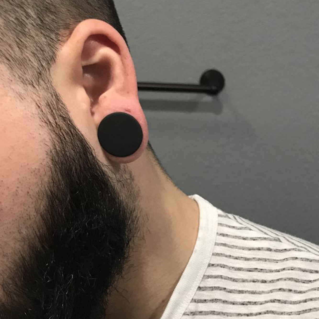 Silicone Double Flared Stretched Ear Plug 6 to 13/16" Gauge - 3 Pairs