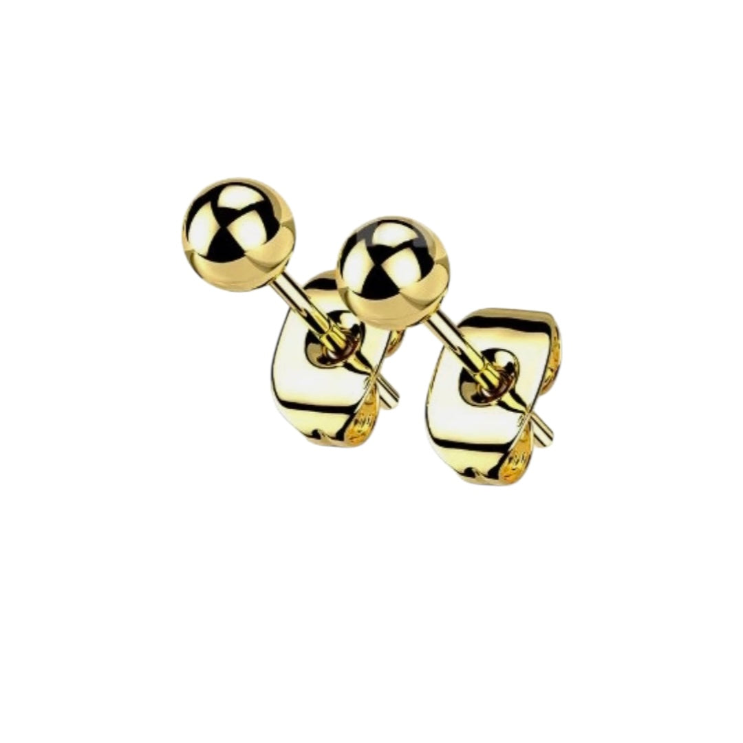 Titanium 20 Gauge Ball End Cartilage Earring Studs - Pair - photo 4