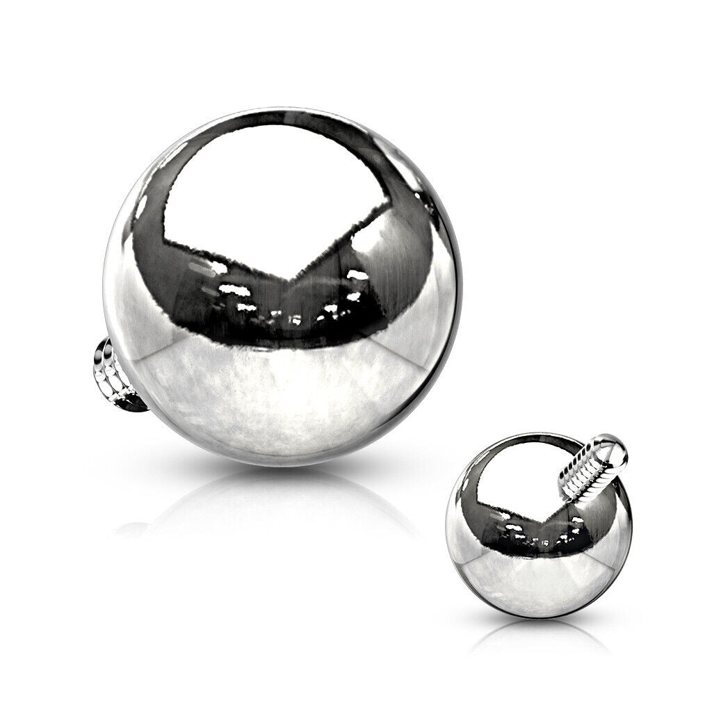 Titanium Dermal Top 16 or 14 Gauge For Internally Threaded Anchor Ball