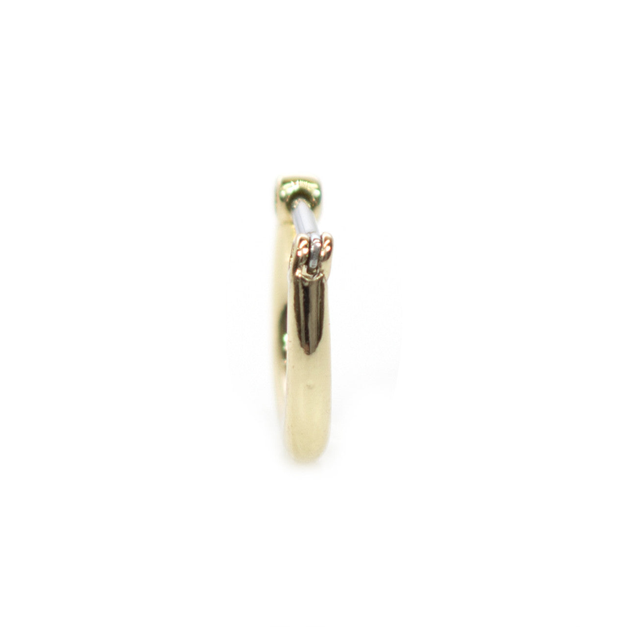 Surgical Steel Hinged Septum Clicker Ring 16 Gauge With Smooth Surface