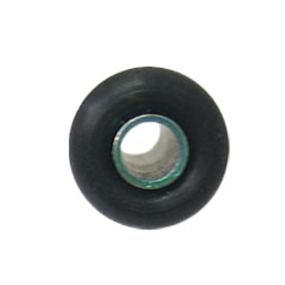 Titanium 8 Gauge Single Flare Ear Tunnels in Green - Pair - photo 2