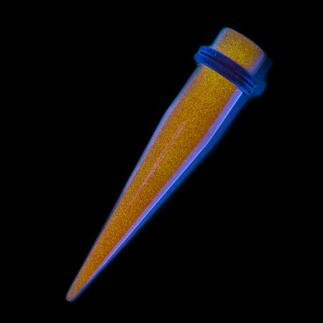 Red Acrylic UV Glow Ear Stretching Kit 14G to 00G - 36 Pack - photo 2