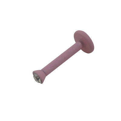 Surgical Steel 16 Gauge Plated Labret Stud with Clear CZ Gem