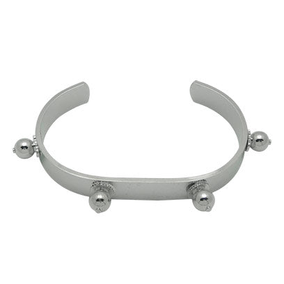 Surgical Steel Basic Bracelet with Ball Spikes