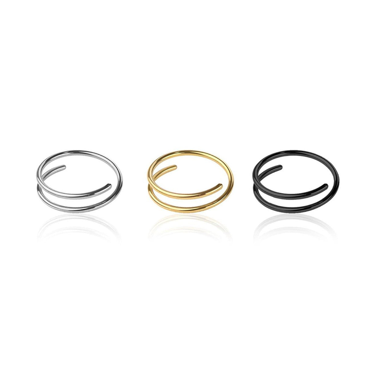 Discover the Stylish Surgical Steel Nose Hoop - Kruelty