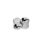 Surgical Steel Mudflap Girl Double Flared Ear Plugs