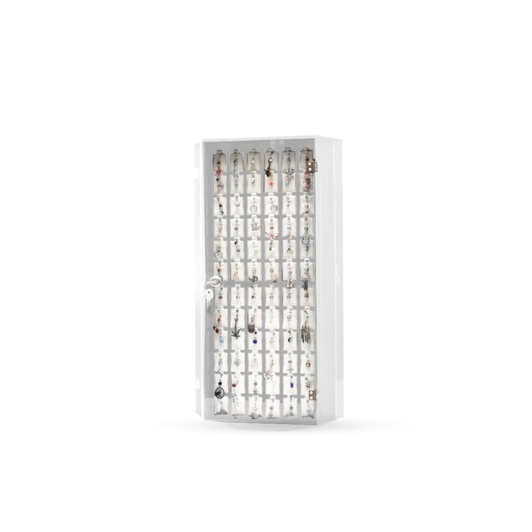 Surgical Steel 14 Gauge Belly Rings Rotating Display Case - 216 Pack