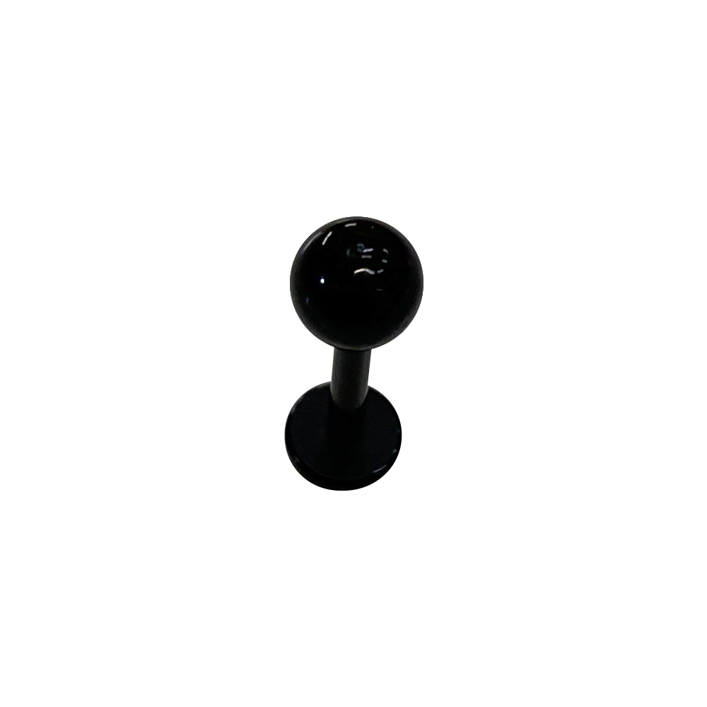 Acrylic 14 Gauge Hypoallergenic Labret Stud 10mm