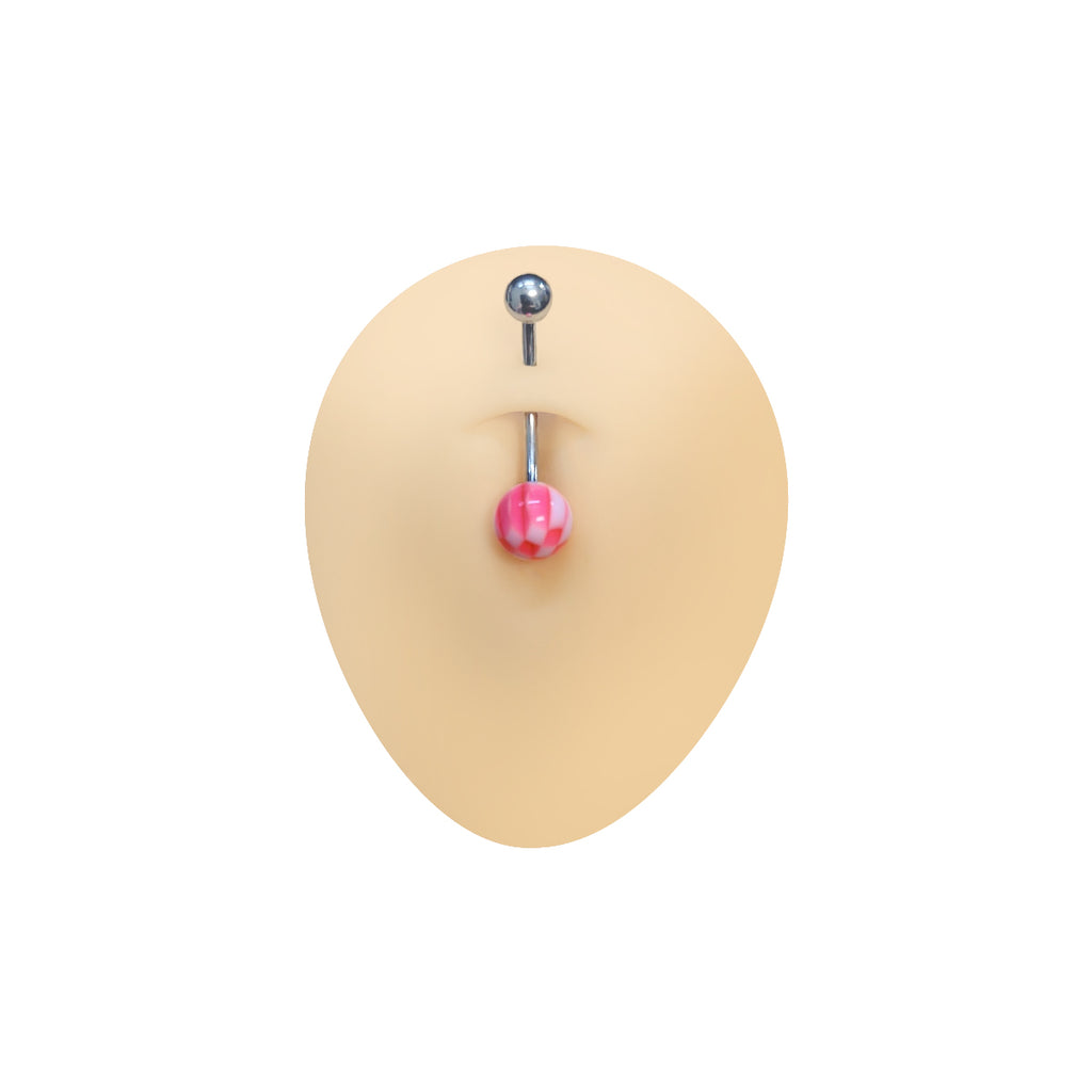 Surgical Steel Plus Size Long Shaft Belly Button Rings - 3 Pack