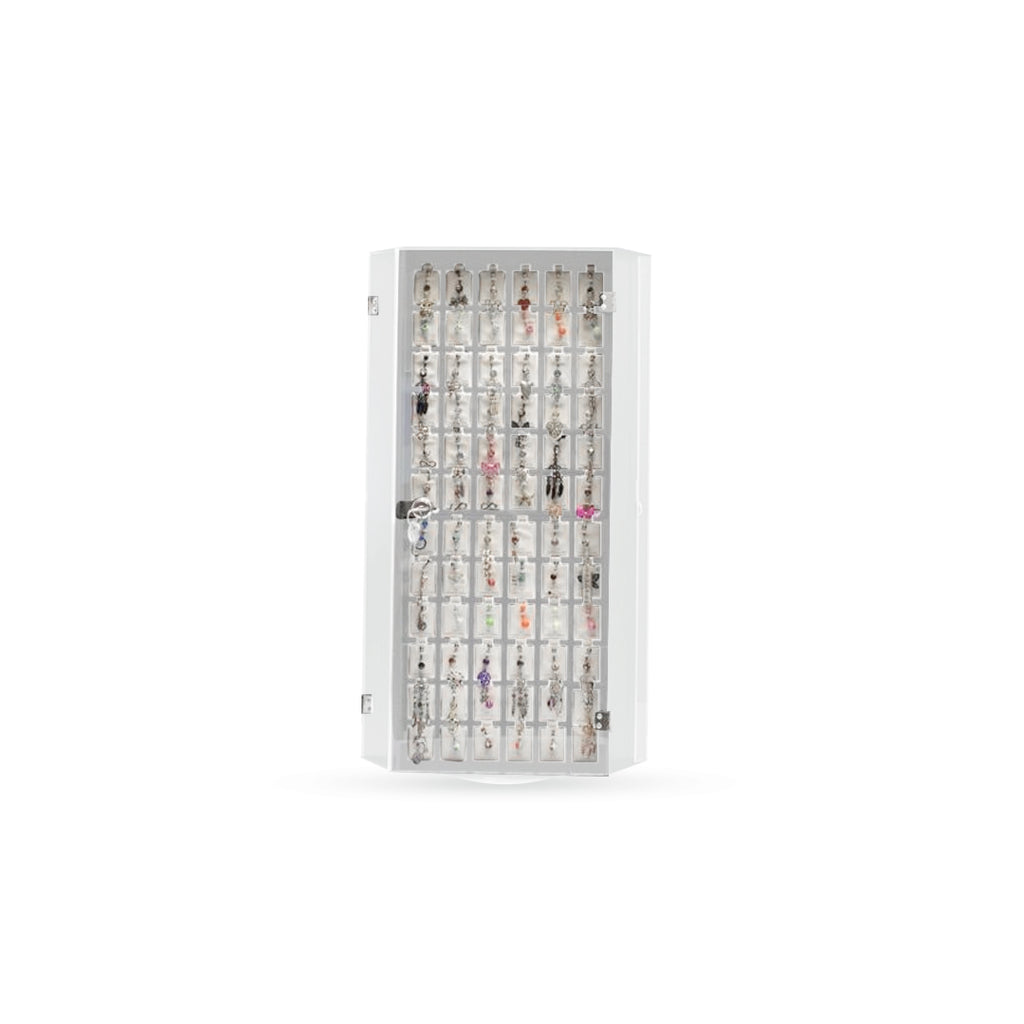 Surgical Steel 14 Gauge Belly Rings Rotating Display Case - 216 Pack