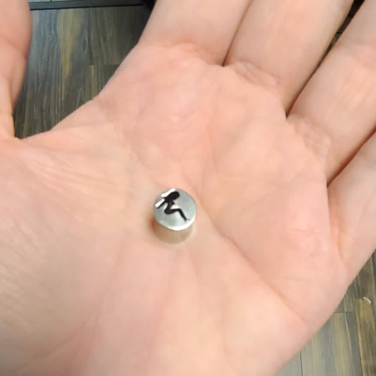 Surgical Steel Mudflap Girl Double Flared Ear Plugs