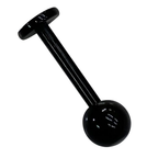 Acrylic 14 Gauge Hypoallergenic Labret Stud 10mm