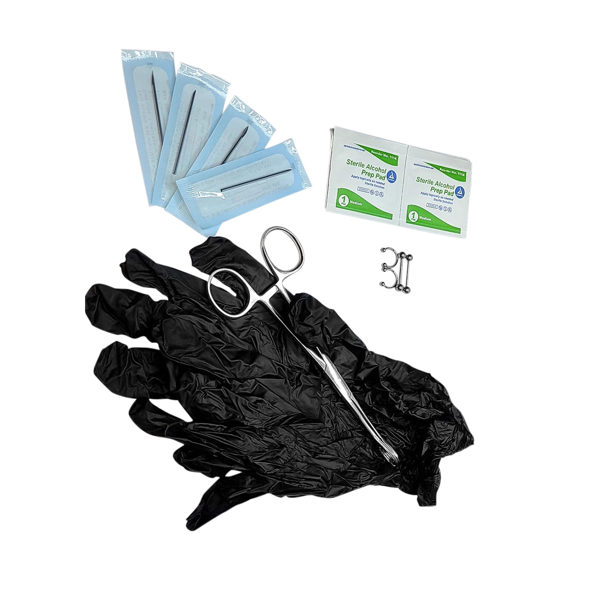 Titanium 14 Gauge Professional Piercing Kit - 14 Pack