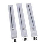 Surgical Steel Septum Piercing Kit Pink CZ Clicker - 10 Pack