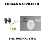Surgical Steel 16 Gauge Labret Sterilized Piercing Kit