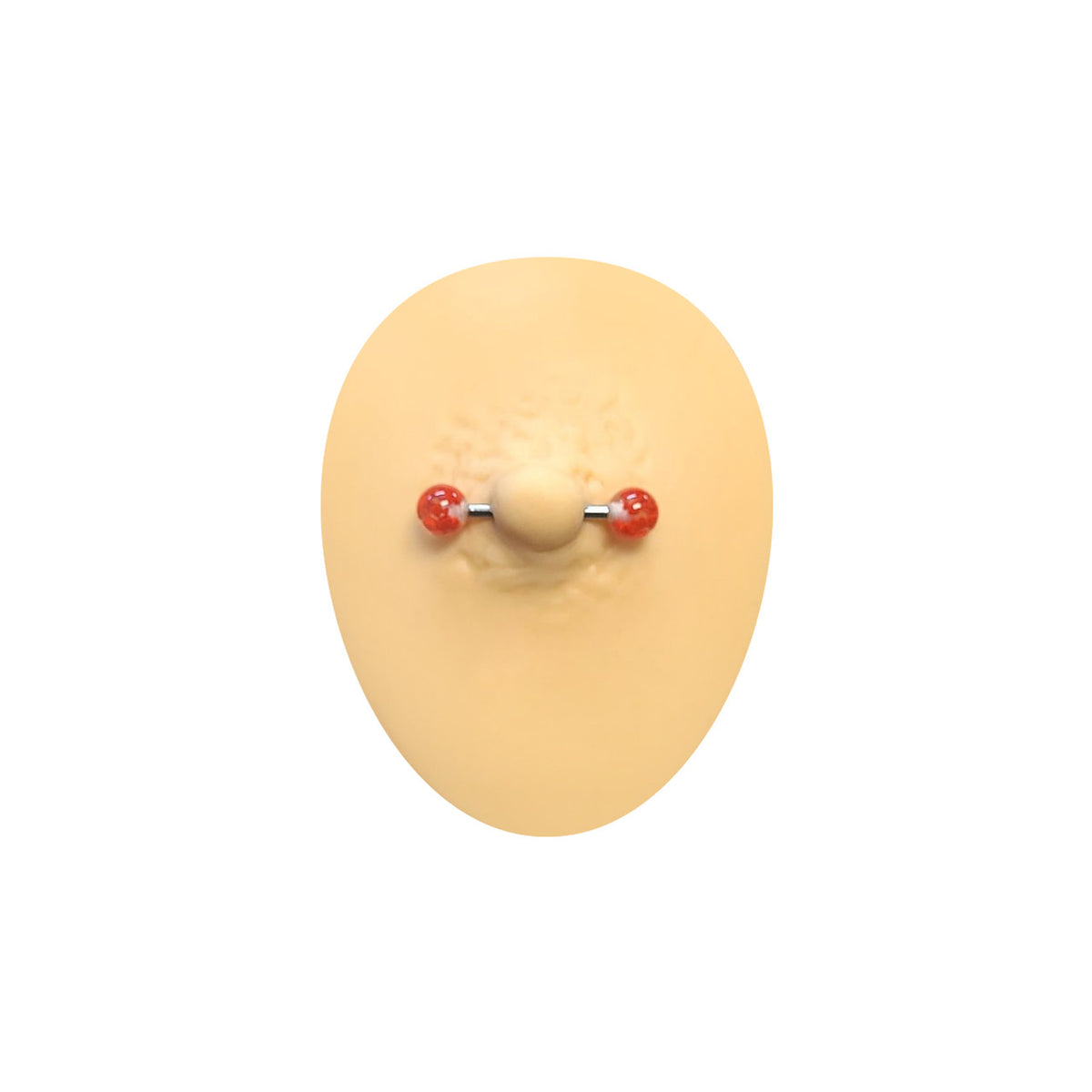 Surgical Steel Nipple Tongue Ring Straight Barbell 14 Gauge - 12 Pack - Kruelty - Photo 4