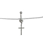 Surgical Steel Dangle Belly Chain Belly Button Ring
