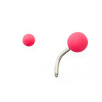Surgical Steel 14 Gauge Belly Rings with Acrylic Balls - 12 Pack - photo 2