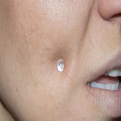 Clear Acrylic Bioflex Retainer Labret Stud 14 Gauge 16mm - photo 3