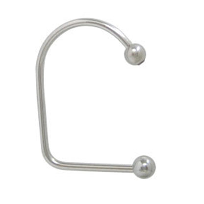 Surgical Steel 14 Gauge Labret Stud with Clear CZ Lippy Loop Lip - photo 2