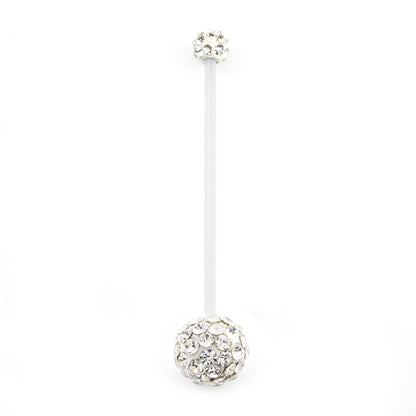 Bioflex 14 Gauge Pregnancy Belly Ring with Ferido Balls - photo 2